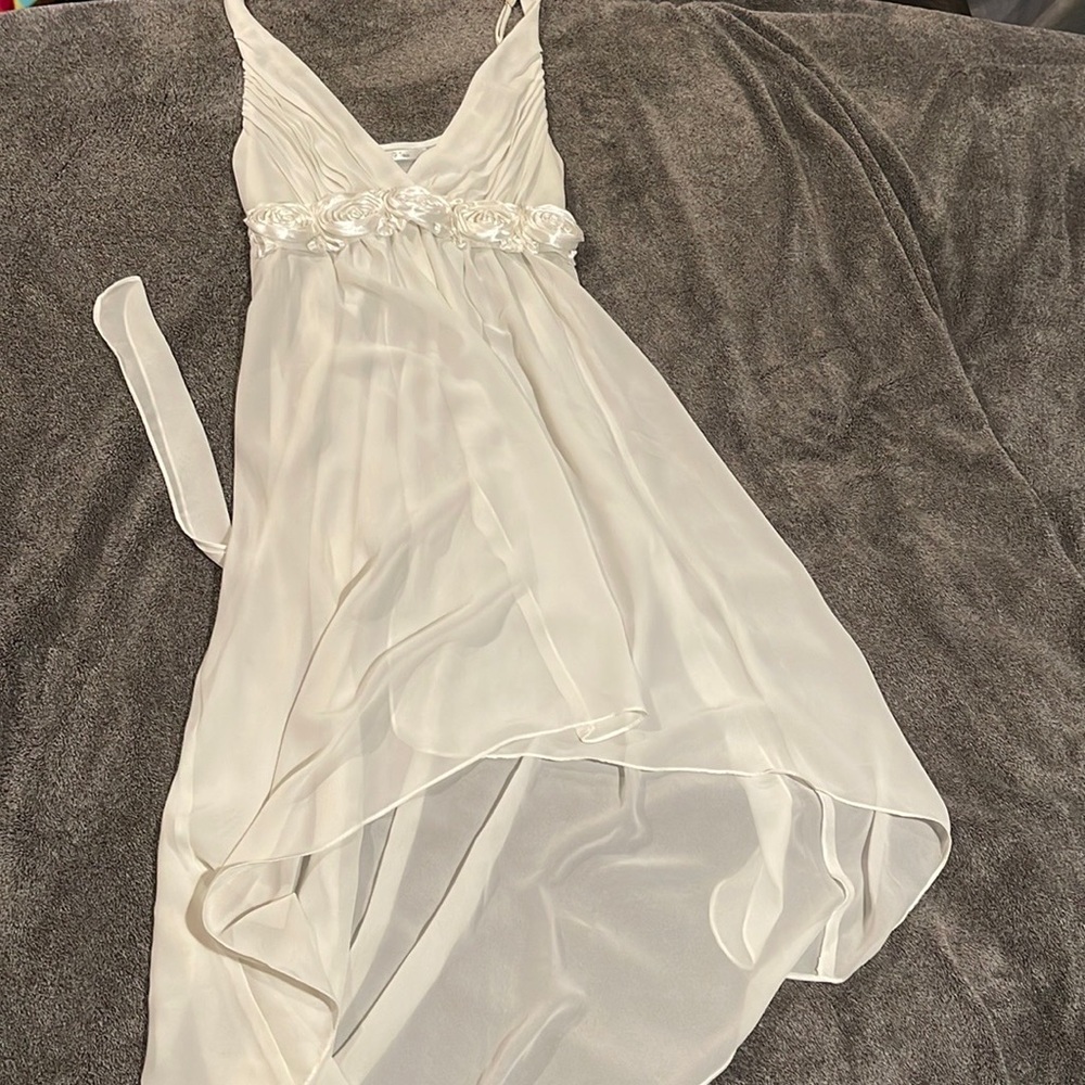 Flora sheer chiffon-like night gown/dress
